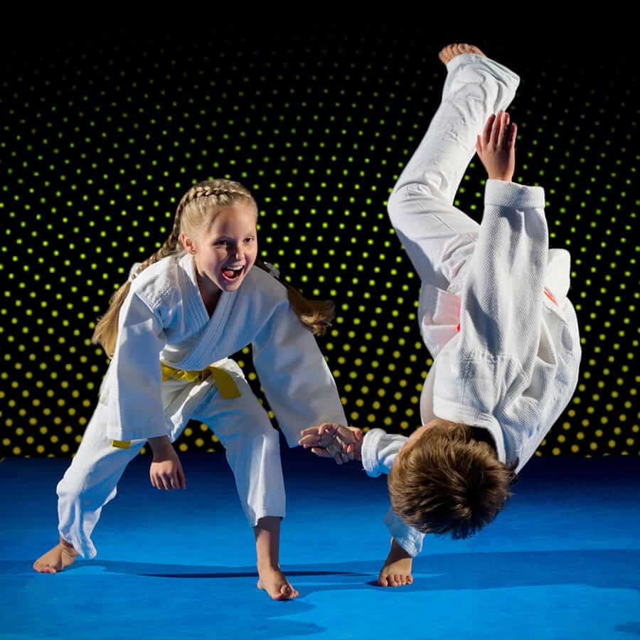 Martial Arts Lessons for Kids in Lewisville TX - Judo Toss Kids Girl